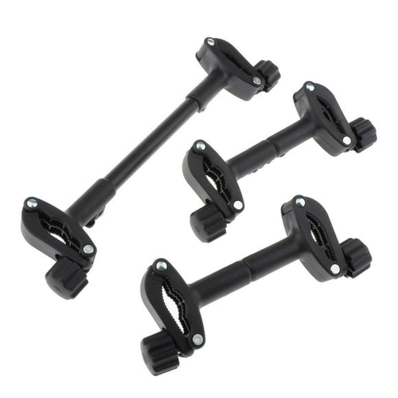 Conectores para cochecitos de bebé gemelos Dos conectores universales para cochecitos individuales , Negro, Los 20x9cm