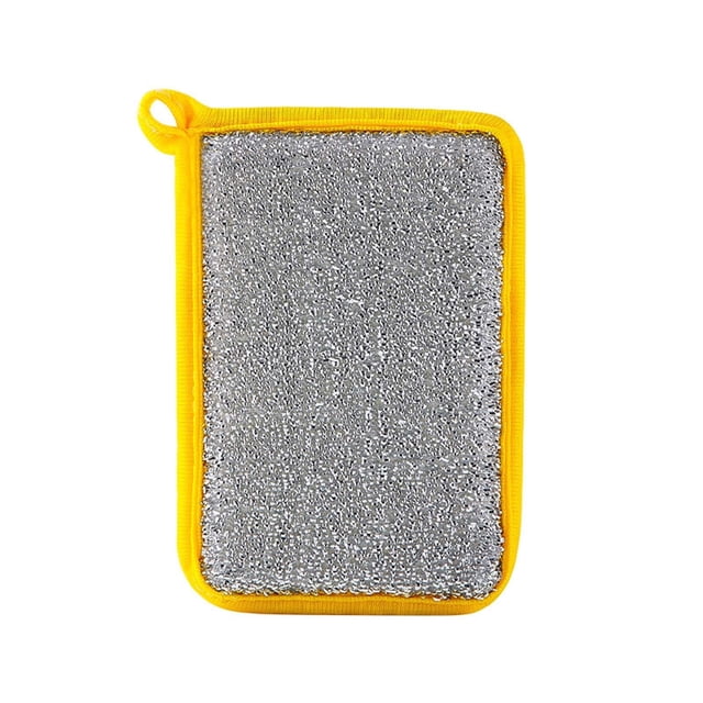 Double-Sided Microfiber Sponge Dishwashing Rags Non-Scratch Scrubber Absorbent Dish Cloth for Kitchen Sink Pots Pans Cleaning (10PC)