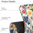 thumbnail image 4 of Yayeee Faucet Mat for Kitchen Sink 14.7" Diatomite Long Splash Guard Pad, Red Japanese Floral Pattern, 4 of 7