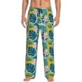 thumbnail image 2 of Kdxio Tropical Floral Print Men's Sleep Pajama Pant Lounge Pants with Pockets, 2 of 8