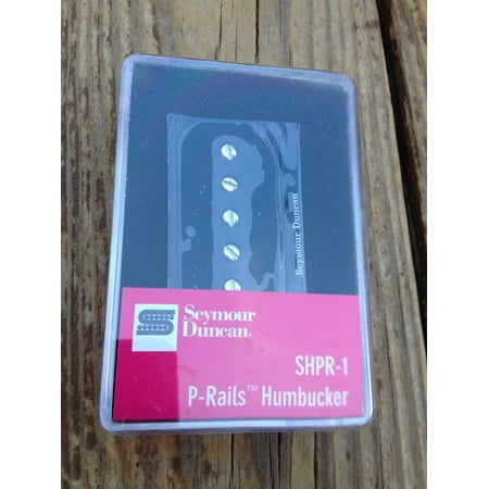 Seymour Duncan SHPR-1n P-Rails Humbucker Neck Pickup Black P-90 Hum / Single - (Best Noiseless P90 Pickup)