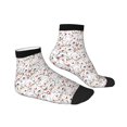 thumbnail image 6 of Salouo Cat Bear Rabbit Pattern Unisex Middle Tube Socks,Middle-Finger Knee High Socks Over The Calf Tube Stocking Crew Stockings for Women and Men Tube Socks, 6 of 8