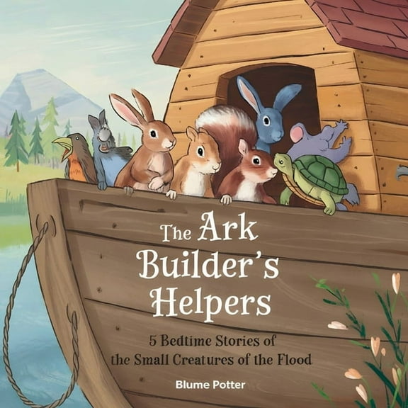 Bible Animal Bedtime Stories for Kids The Ark Builder's Helpers: 5 Bedtime Stories of the Small Creatures of the Flood, Book 9, (Paperback)