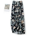 thumbnail image 2 of FAZVAOO Womens Pajama Pants Wide Leg Lounge Pants Floral Print Pajama Bottoms Elastic Waistband Tie, 2 of 3
