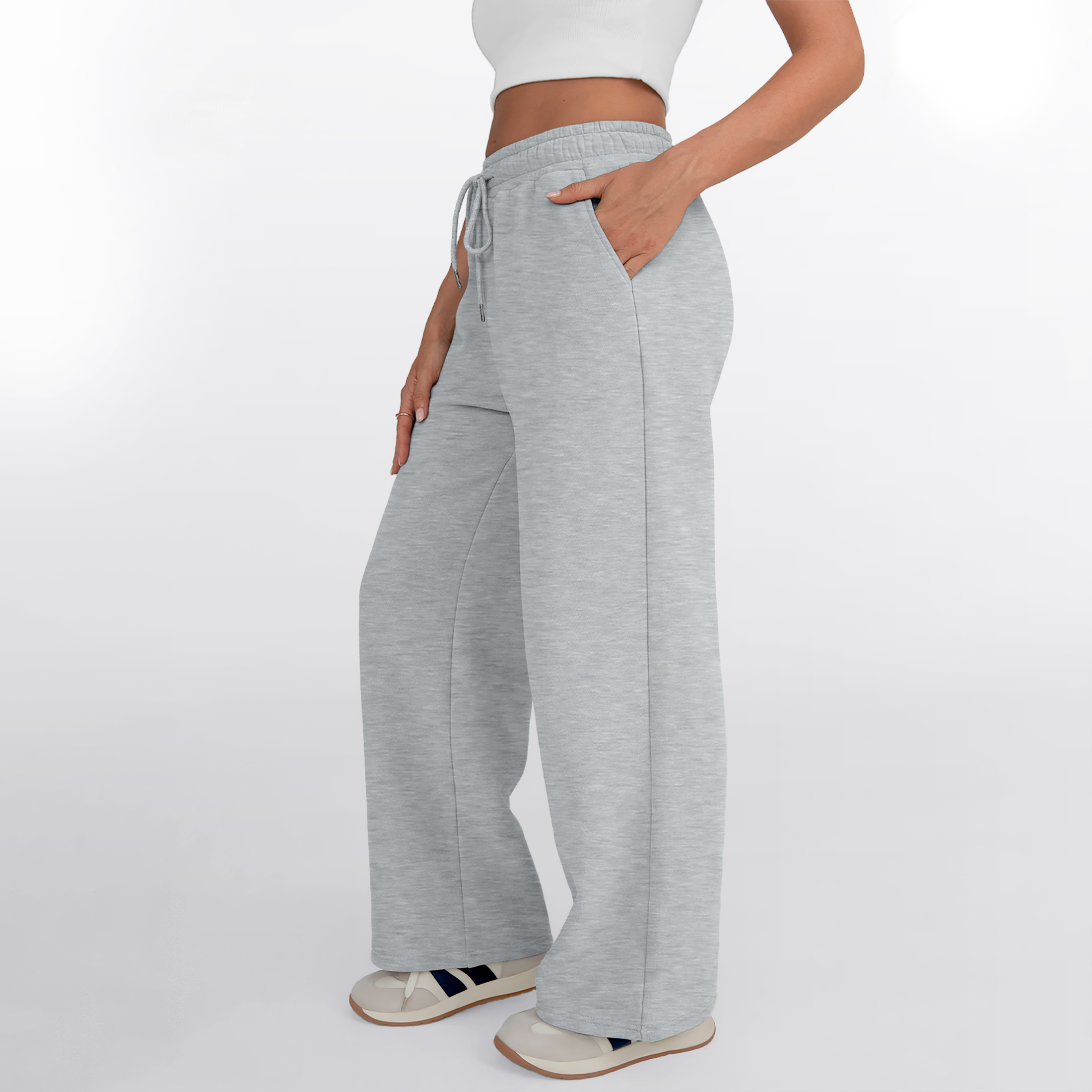 SUNBS Women's Wide Leg Cargo Sweatpants photo 5