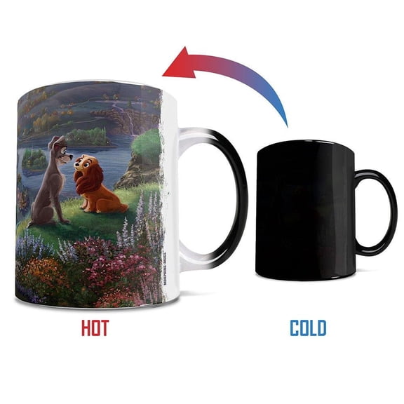 Disney (Lady and the Tramp Falling in Love) Morphing Mugs® Heat-Sensitive Mug MMUG1094