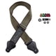 thumbnail image 1 of Correa de guitarra ajustable, alargada con soporte para púas, correas de hombro para guitarra cómodas y acolchadas suaves, cinturones ajustables para Verde Hugo correa de bajo, 1 of 10