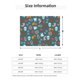 thumbnail image 5 of Fotbe cute Skull organ Manta de Franela con Estampado, Manta Ultrasuave para Cama, Sofá, Auto, Hipoalergénica y Antibolitas-50"x40", 5 of 6