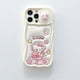 thumbnail image 3 of Funda de teléfono con dibujos animados de Hello Kitty, Protector de cámara de puerta corredera para Iphone 11, 12, 13, 14, 15 Pro Max, cubierta protectora suave anticaída, 3 of 5