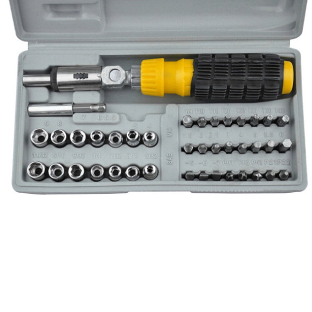 41Pcs Professional Wrench Bit Sleeve Combination Car Repair Tool Set