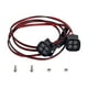 thumbnail image 2 of Luces LED de coche RC, luces de trabajo de simulación cuadrada, repuesto negro, 2x accesorios, luces de niebla realistas para Axial Scx10 90046,, 2 of 9