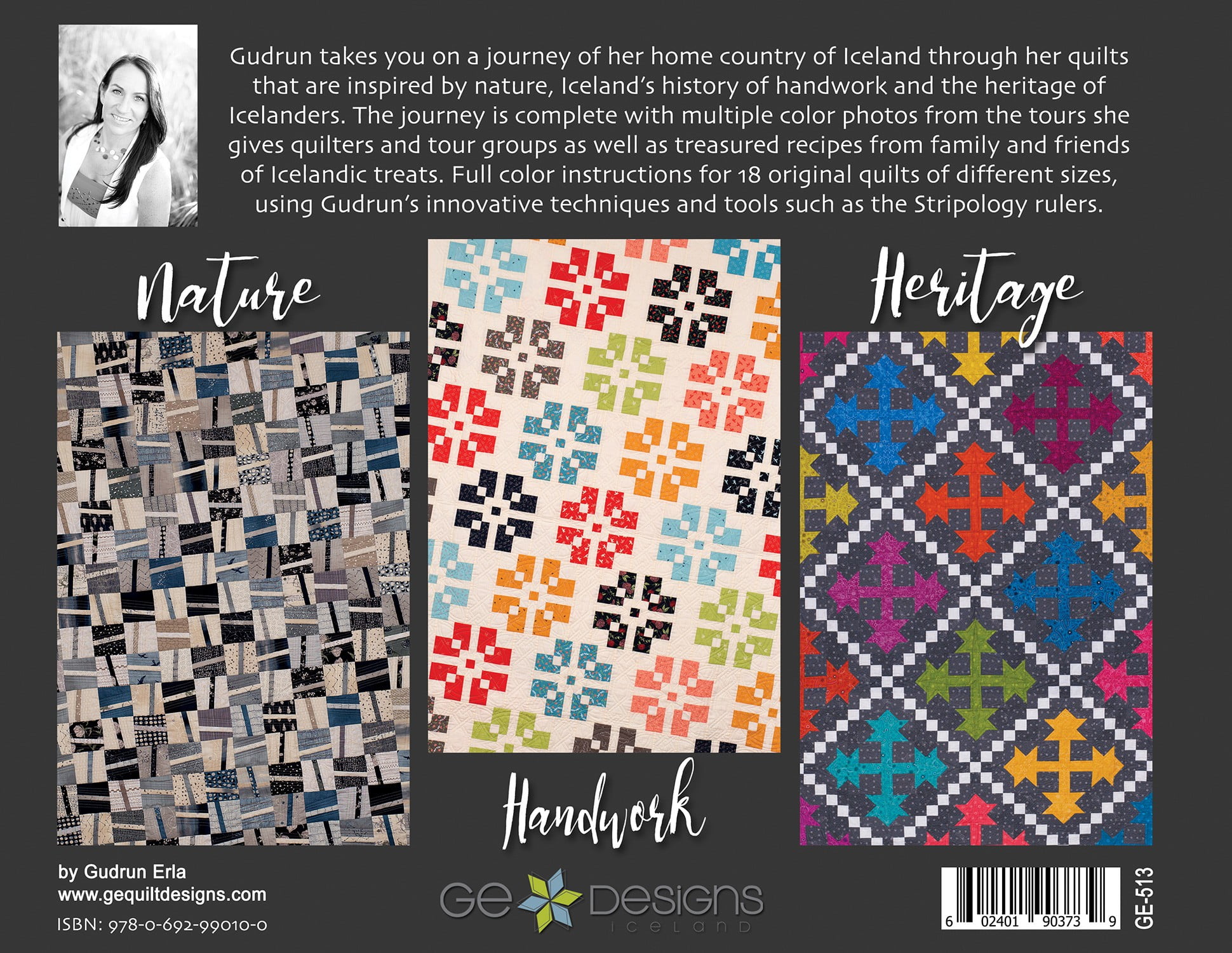GE Designs Stripology Squared, Full Color Softcover Quilt Pattern Book