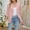 Pink, variant on Open Front 3/4 Sleeve Solid Cardigan Jacket, Casual Soft Drape Ruffles Cardigan, Pink M, Size S-XXL
