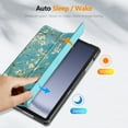thumbnail image 6 of Fintie Slim Case for Samsung Galaxy Tab A11+ Plus 2025/ A9+ Plus 11 Inch 2023, Ultra Thin Lightweight Hard Back Shell Tri-Fold Stand Cover with Auto Wake/Sleep, Blossom, 6 of 10
