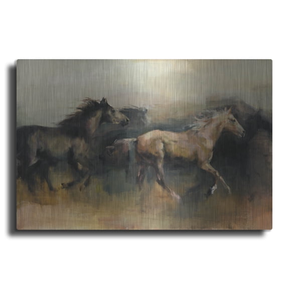 Luxe Metal Art 'Roaming The West' by Marilyn Hageman Metal Wall Art, 36" x 24"