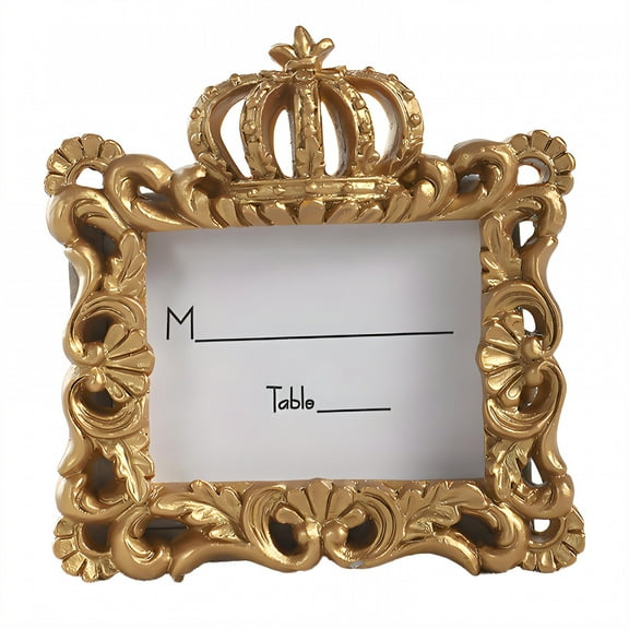 DESIGNICE Vintage Picture Frames,Desk Placement Wall Frames,Shelf Use Gold Picture Frames,3.94"X3.94",Gold