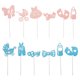 thumbnail image 1 of 1 juego de adornos para tartas de revelación de género para baby shower, decoraciones para fiestas de revelación de género, adornos para tartas de revelación de género, suministros para celebracione, 1 of 5