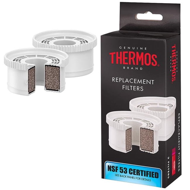 Thermos TF4900RPT6 Tritan Filtration Bottle with Replacement Filters - Pack of 2