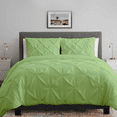 thumbnail image 2 of KOMFIT 800 Thread Count Pinch Pleated Duvet Cover set 100% Egyptian Cotton with Zipper Closure & Corner Ties 1 Duvet CoverSage Solid , Full/Queen (90x90), 2 of 6