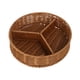 thumbnail image 5 of Cestas de pan tejidas de Mimbre Sunnimix Bandeja de almacenamiento tejida a mano Diámetro 28cm, 5 of 8