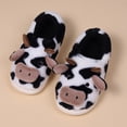 thumbnail image 4 of Pantuflas cálidas para interior para mujer, pantuflas de vaca peludas de dibujos animados, zapatos antideslizantes para casa de invierno Ndcxsfigh  Tenis De Mujer Tenis De Hombre, 4 of 9