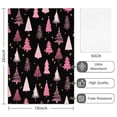 thumbnail image 2 of 6 Pcs Funny Kitchen Towels,Black and Pink Christmas Tree Pattern Microfiber Dish Towels,Kitchen Tea Towels,Kitchen Towel Set (18" X 26"), 2 of 7