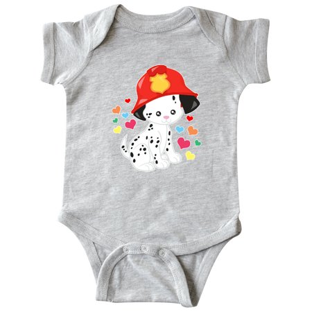 

Inktastic Valentine s Day Firefighter Dalmation Gift Baby Boy or Baby Girl Bodysuit