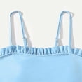 thumbnail image 5 of NIEWTR Teen Girls Swimsuit 3 Piece Tropical Bathing Suit Strap Bikini with Cover Aesthetic Swimsuits for Teen Girls(Blue,10-12 Years), 5 of 8