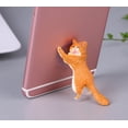 thumbnail image 1 of 1 pieza novedad lindo gato teléfono lechón soporte de escritorio para iPhone 6/7/8 Plus Smartphone amarillo WD.WDQZL electrónico, 1 of 5