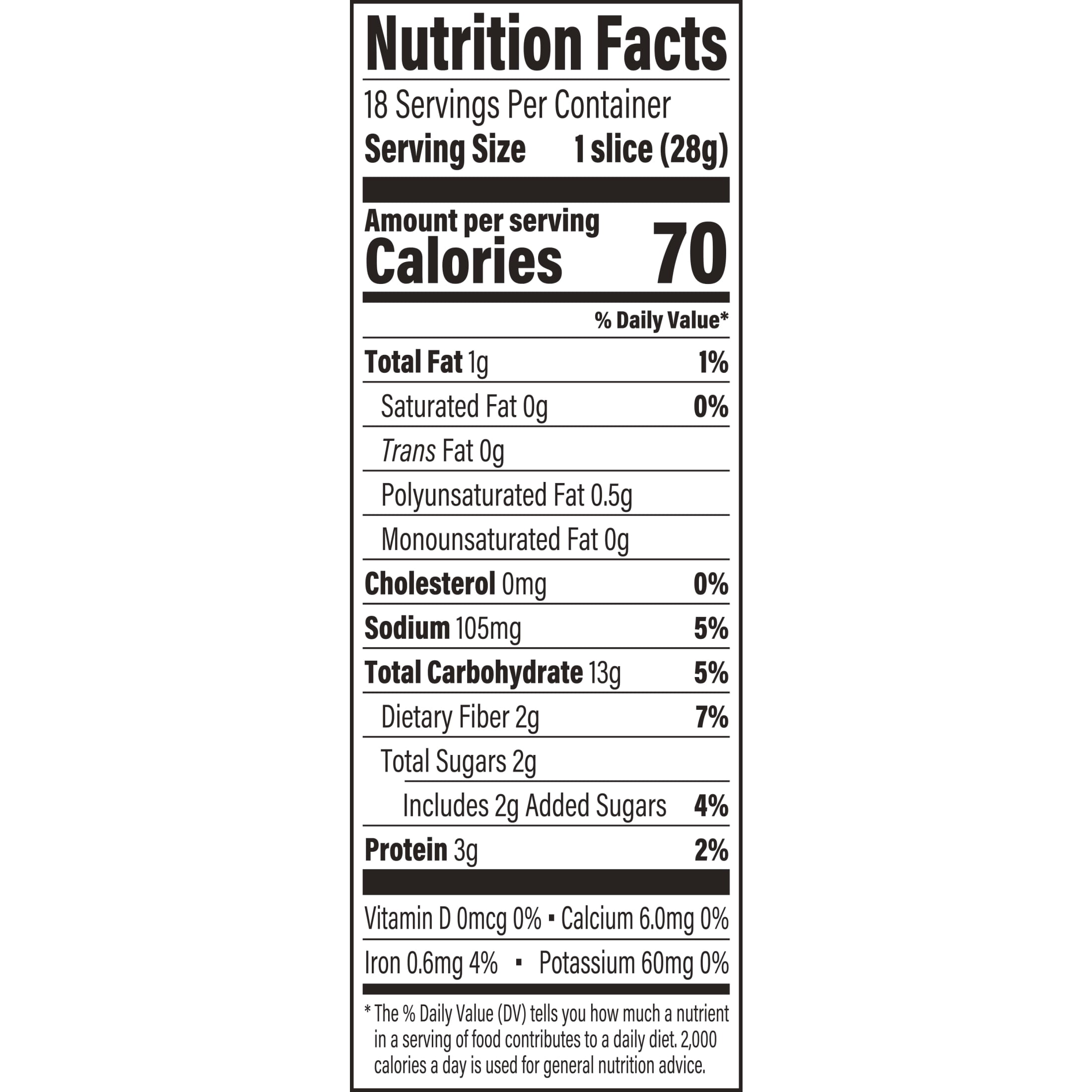 Brownberry Small Slice Whole Wheat Bread, 18 oz