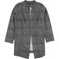 thumbnail image 1 of Alfani Mujer Plaid Topper Chaqueta, Negro, 16W, 1 of 2