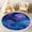 Color 1, variant on Washable Non Slip 4ft Round Rug, White Jellyfish Floating Starry Night Sky Circle Area Rugs with Tassels Carpet for Nursery Bedroom Living Room Playroom Tent rug Tent Castle