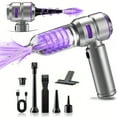 thumbnail image 2 of 2-in-1 Wireless Vacuum Cleaner with Strong Suction & Blowing Function, Full Set with Multiple Attachments, Dust Removal for Keyboard & Computer, Ideal for Home & Car Use, Ready to Use, 2 of 7
