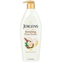 Jergens Shea Butter Hand and Body Lotion, Dry Skin Moisturizer, Dermatologist Tested, 16.8 oz