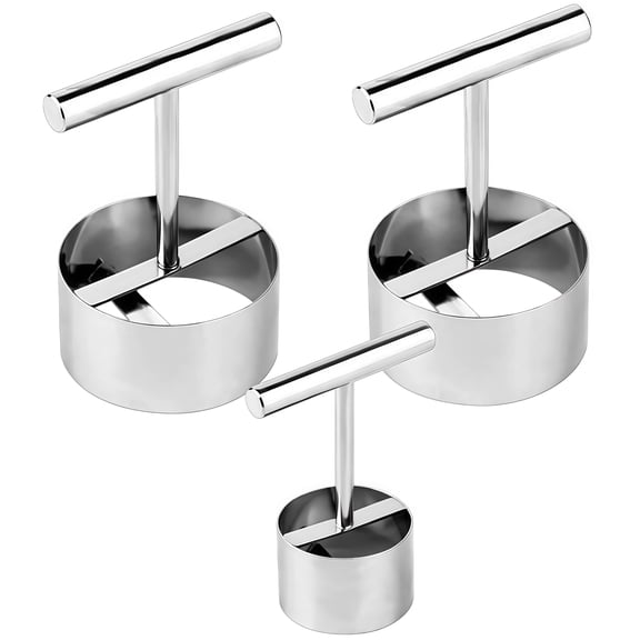 3PCS Heavy Duty Stainless Steel Apple and Pear Core Remover Tool for Large Fruits
