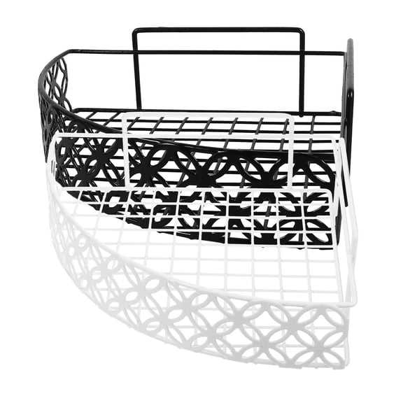 COOPHYA 2-Pack Metal Corner Storage Rack Wall Shelf for Bathroom and Home Organization