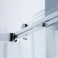 thumbnail image 6 of Vinnova Spezia 64" W x 76" H Double Sliding Frameless Glass Shower Enclosure in Chrome, 6 of 14