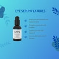 thumbnail image 5 of Sapo Eye Serum - Peptide Gel with Hyaluronic Acid + Vitamin C + Chamomile - Depuff Puffy Eyes and Reduce Dark Circles (1 oz), 5 of 7