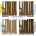 thumbnail image 3 of HPD Half Price Drapes Spiced Rum Heritage Plush Velvet Room Darkening Curtains for Bedroom & Living Room Curtains (1 Panel), Window Curtains 84 inches long, Rod Pocket Curtains & Drapes, 50W X 84L, 3 of 12