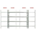 thumbnail image 2 of vidaXL 1 Piece Steel Adjustable Window Security Grille with 4 Crossbars 27.6"-41.3", 2 of 4