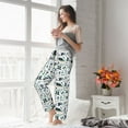 thumbnail image 4 of KLL Womens Modern Industry Print Pajama Pants Soft Pajama Bottoms for Women Cozy Lounge Pants, 4 of 5
