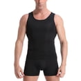 thumbnail image 4 of Men Waist Trainer Vest Hot Neoprene Sauna Suit Corset Body Shaper Workout Tank Top Shirt Shapewear Clothing, 4 of 6