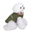 thumbnail image 2 of Cozy Windproof British Style Dog Vest Winter Coat Warm Dog Apparel for Cold Weather Dog Jacket for Small Medium Large Dogs with Furry Collar, 2 of 9