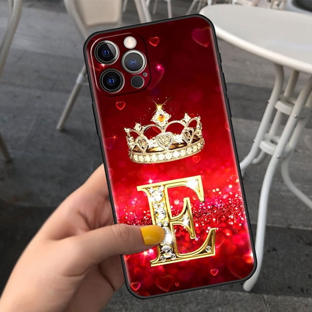 Funda de teléfono con letras de diseño de diamantes mate, funda suave para Apple iPhone 13, 12 Mini, 11 Pro, 7, XR, X, XS Max, 6, 6S, 8 Plus, 5, 5S, SE, gran oferta Fivean unisex