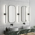 thumbnail image 2 of Ralbay 40inch Modern Black Vanity Light,30W LED Light Bar 360° Rotatable Matte Bathroom Wall 5000K White, 39.4 inch-30W, 2 of 6