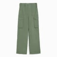 thumbnail image 5 of IDALL Cargo Pants Women Sweatpants Women Adjustable Straight Fit Cargo Pants High Waist Baggy Hiking Pants With Pocket Wide Leg Parachute Pants Lounge Pants Women Baggy Pants Army Green L, 5 of 8
