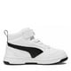 thumbnail image 2 of Tenis Puma Rebound V6 MID PS para Niños 17 a 21.5 393832-B blanco 21.5, 2 of 5