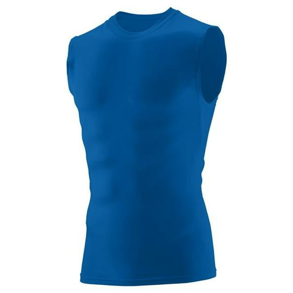 2602A-Royal-L Hyperform Compression Sleeveless Shirt, Royal - Large