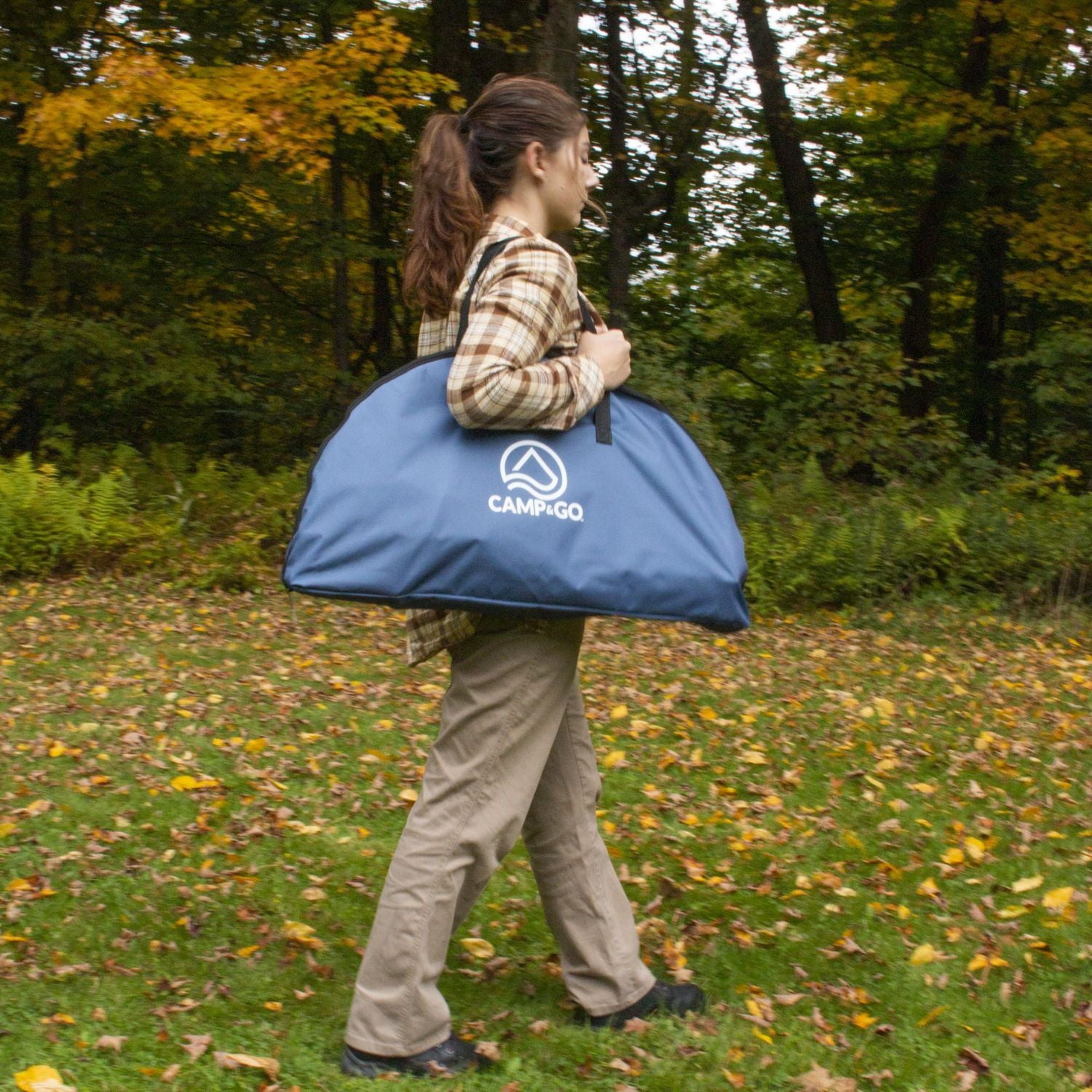 Table ronde portable en matériau d'env. 71 cm (28 po.)