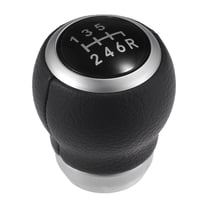 6 Speed Manual Gear Shift Knob Head Ball Fit for Subaru Impreza WRX STI 2009-2021 Faux Leather Black
